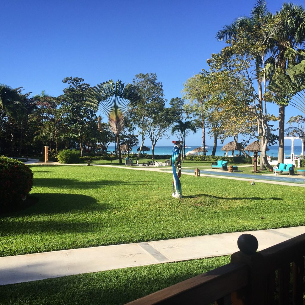 view of grounds of beaches resort in negril