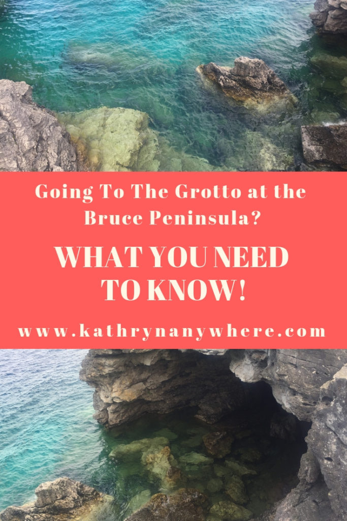 What You Need To Know About Going To The Grotto outside of Tobermory in Bruce Peninsula National Park #grotto #tobermory #brucepeninsula #discoverontario #parkscanada #grotto #brucepeninsulagrotto #tobermorygrotto #hikingthebruce #brucetrail #dangerousplaces #rockyterrain #bestfamilytraveltravelblogger #ontariofamilyadventures