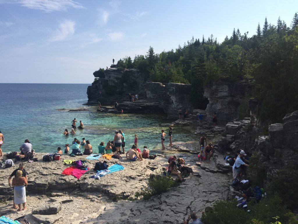 Indian Head Cove, east of the Grotto