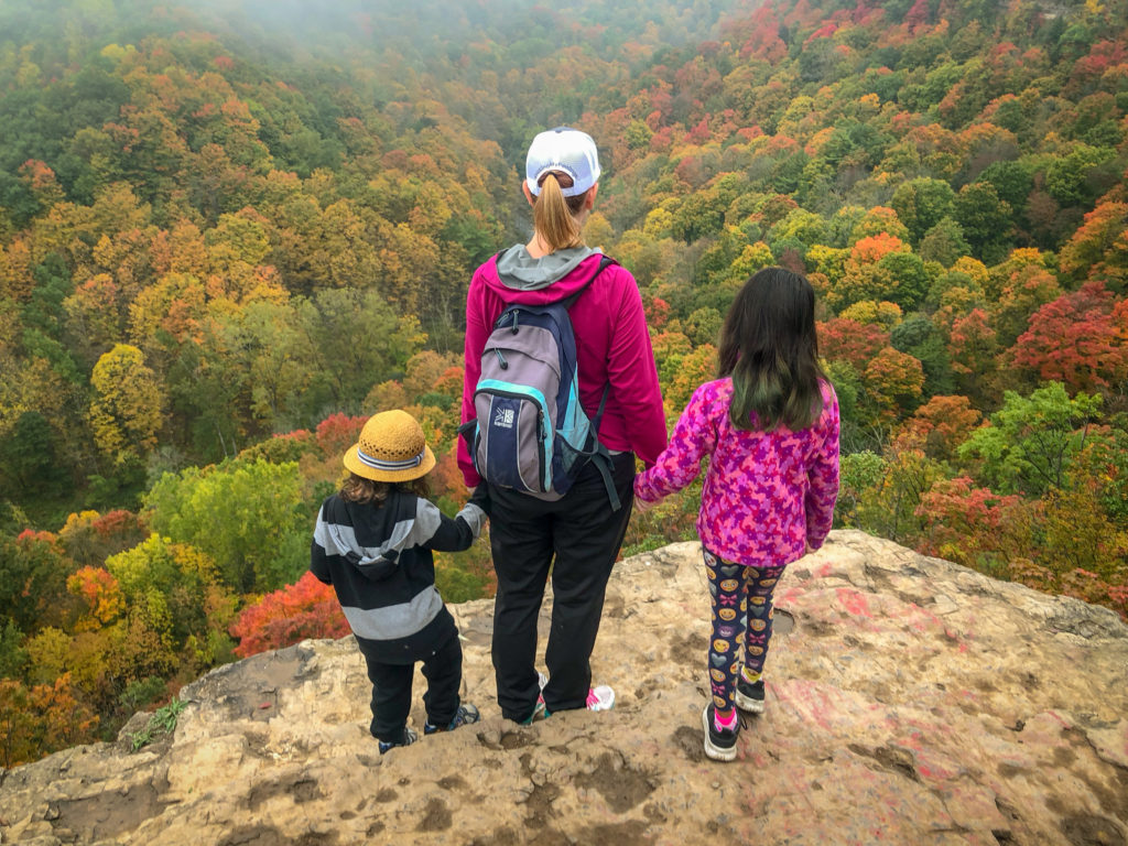 Epic Hikes With Kids - Dundas Peak and Tew's Falls Trail, Ontario #discoverON #exploremore #DUNDASPEAK #MANONT #DUNDASONTARIO #TEWSFALLS #getoutside #liveoutdoors #ontarioparks #welivetoexplore #familytravelblogger #hikingwithkids #kidswhohike #hikingmom