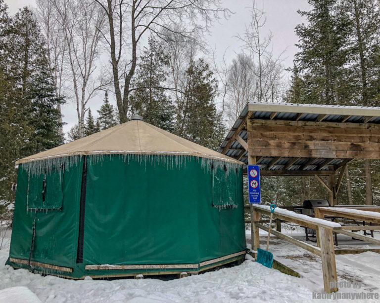 Winter Camping at MacGregor Point Provincial Park