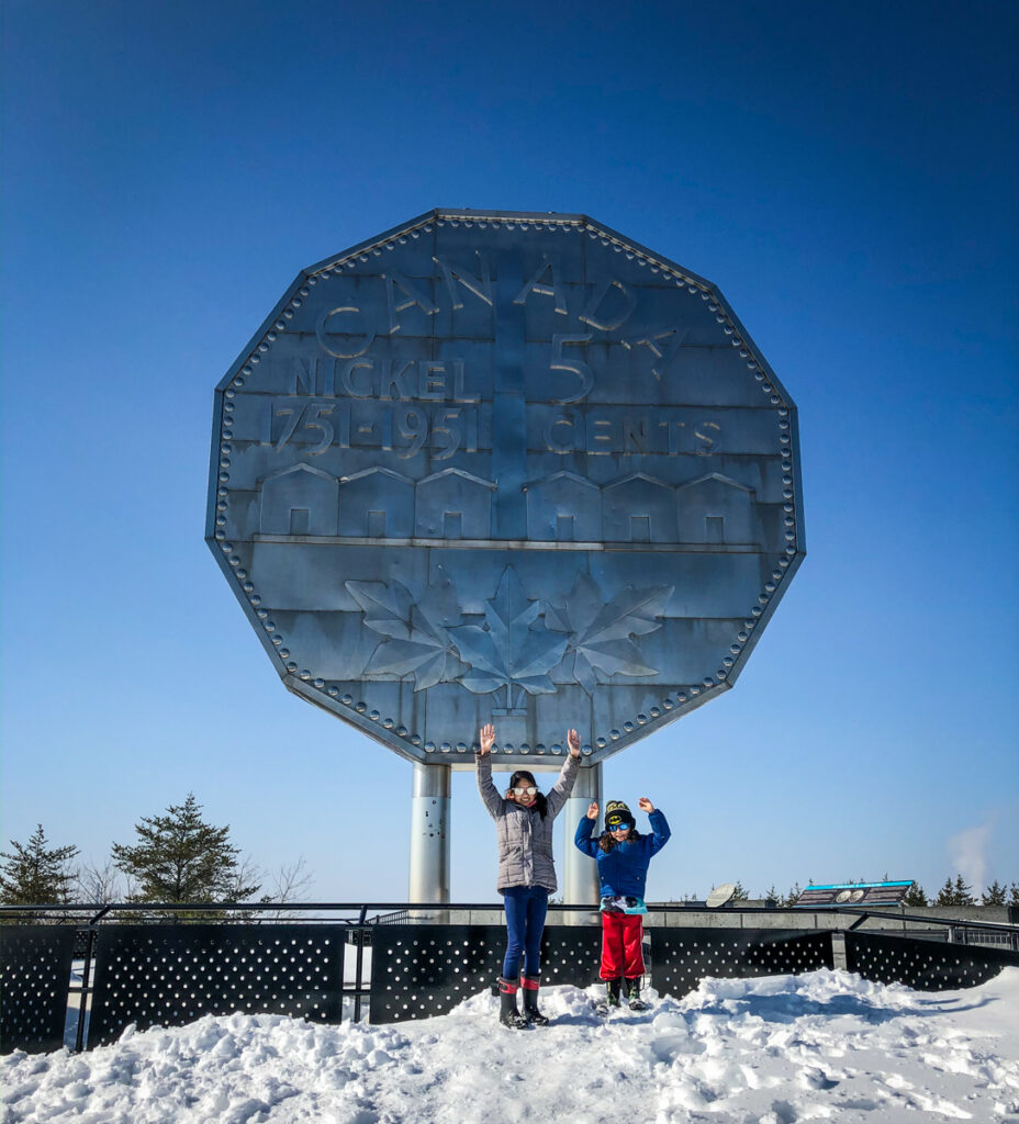 Sudbury Winter Activities - Big Nickel at Dynamic Earth in Sudbury, Ontario with my kids