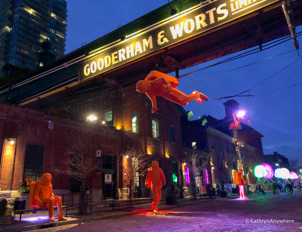 Distillery district of Toronto Art Installation