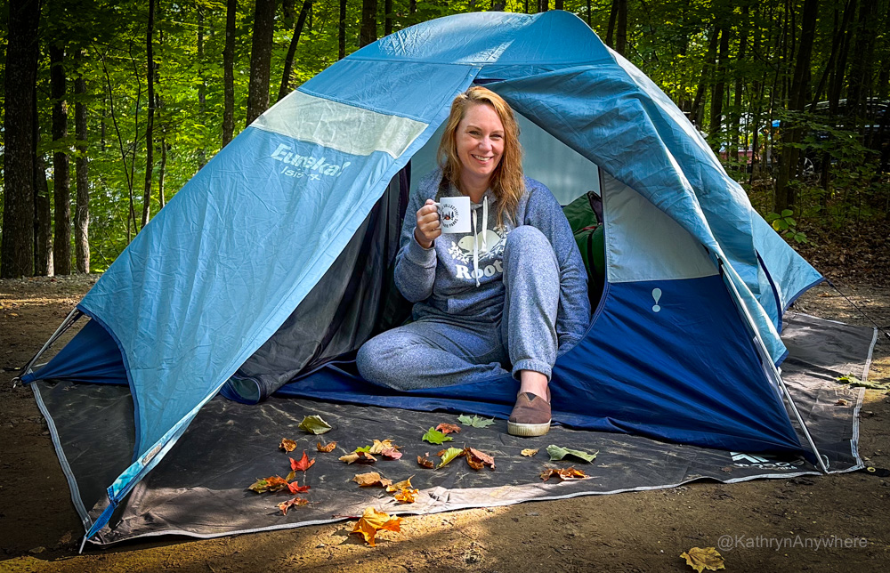 It's fall y'all! Camping in fall at Silver Lake Provincial Park!